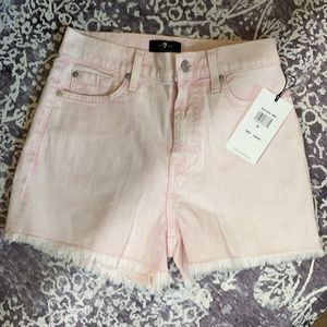 7 for all mankind cutoff shorts